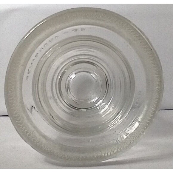 Vintage Hemingray #45 Made in USA 7-48 Clear Glass Insulator _ read description - Picture 8 of 8